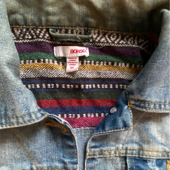 Bongo Distressed Jean Vest - Picture 3 of 6